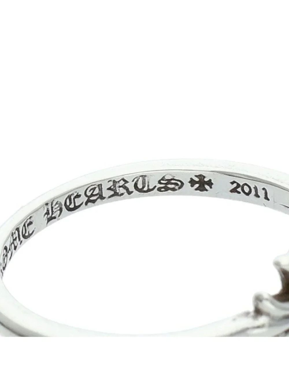 Chrome Hearts Bubblegum CH Pls CH Plus Silver Ring
